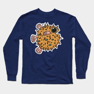 Puffer Fishy Fish Long Sleeve T-Shirt